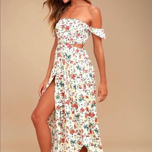 LuLu dress off the shoulder
